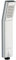 PaulGurkes Design Handbrause Duschkopf flach aus ABS verchromt