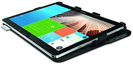 Logitech Etui de protection avec Clavier AZERTY pour Samsung Galaxy Tab Pro 12.2 /Samsung Galaxy Note Pro Noir 12.2