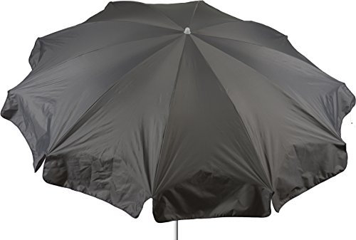 Beo Parasol Rond Ø 240 cm étanche, Gris