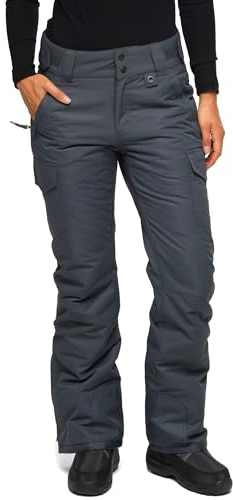 ARCTIX Snow Sports Insulated Cargo Pants, Pantaloni da Sci Donna, Acciaio, S