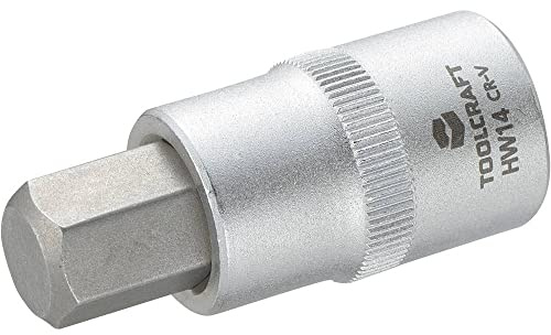 TOOLCRAFT 816161 Stecknuss Innensechskant 14 mm, Länge: 55 mm, 1 Stück