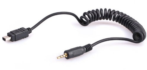 JJC Cable-J Fernauslöser-Anschlusskabel 2,5 mm Klinke (Kabel, Verbindungskabel) für Triggertrap und Olympus RM-UC1