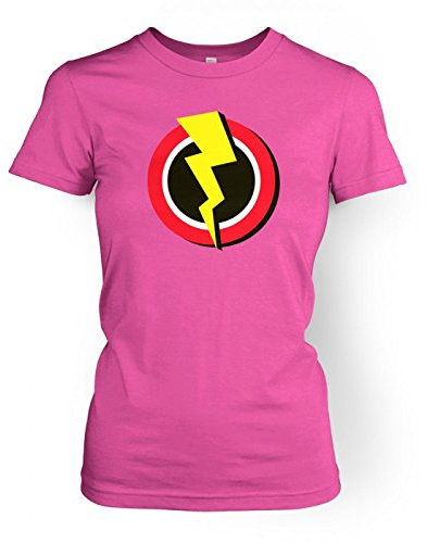 Red And Yellow Flash Symbol Womens T-shirt - Films, TV And Movie Geeky Tshirt