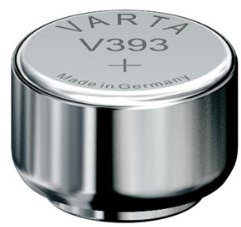 Varta Watch Battery Type: V393 Voltage: 1.55 V Size: 5.4 mm Diameter: 7.9 mm Blister PDA-Point