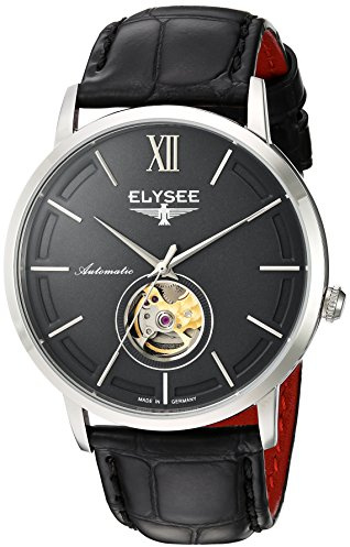 Elysee Unisex ErwachseneArmbanduhr Analog Automatik Leder 77010G