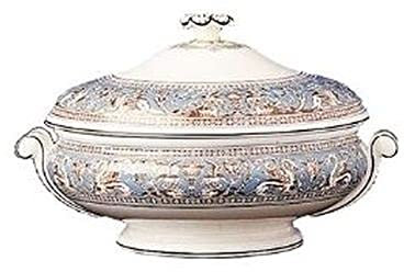 Wedgwood fiorentina Turchese di verdure piatto 20 centimetri