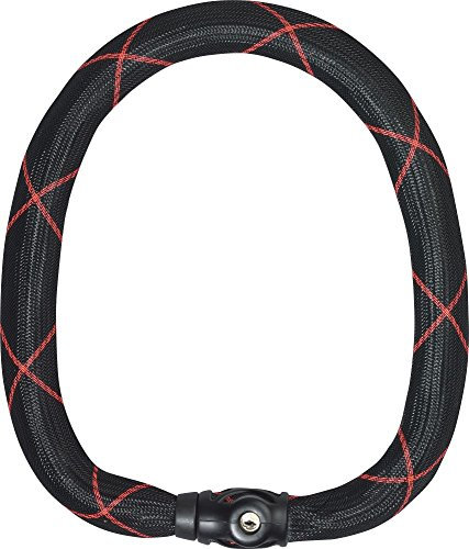 ABUS Kettenschloss Ivy Chain 9100 - Fahrradschloss aus 10 mm starker Stahl-Vierkantkette Sicherheitslevel 13-170 cm