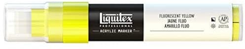 Liquitex Professional Paint Marker with 8-15 mm Wide Nib - Fluorescent Yellow