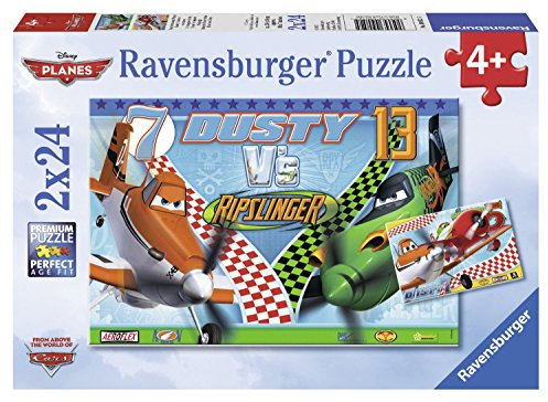 Ravensburger 09052 - Dusty, der mutige Flieger - 2 x 24 Teile Puzzle