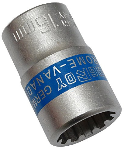 AERZETIX - Douille de Vissage Polygonale 12 Pans Carré 1/2 16mm CrV