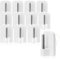 com-four® 12x Soporte barra cortina sin taladro - Ganchos de cortina autoadhesivos para la ventana - Adhesivos para cortinas