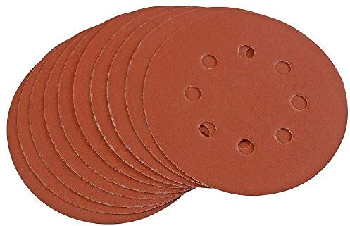 Draper 44344 Hook and Loop Sanding Disc, 400 Grit, 125mm, Pack of 10