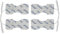 4 Elektroden-Pads 65x30 mm für Finger & Handgelenk - TENS-Schmerztherapie - axion
