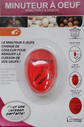 Minuteur oeuf cuisson parfaite à la coque mollet dur change de couleur