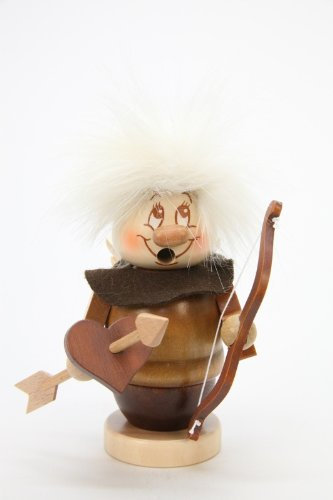 Kunsthandwerkstube Christian Ulbricht Räuchermann Miniwichtel Amor Höhe 12,5 cm