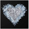 PPS. Imaging Kunstdruck auf Glas – Diamant Herz – quadratisch 1:1, Druck auf Glas, Glasbild, Wandbild, Glasbild, Glasbild, Glasbild, Glasbild, Glasbild, Glasdruck, H x B: 50 x 50 cm