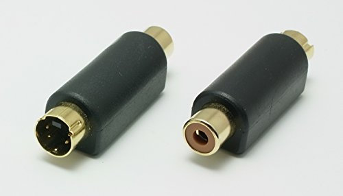 SunshineTronic Video Konverter/Ad#2/S-VHS-Stecker(Hosiden) auf Cinch(FBAS Composite)