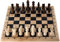Engelhart - 150235 - Schachspiel aus Birkenholz - Bedrucktes Schachbrett - Klassische Gesellschaftsspiele - 32 Figuren - König 77 mm - 30 x 30 x 3 cm - Anfänger - 2 Spieler - Ab 6 Jahren