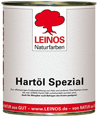 Leinos 245 Hartöl Spezial für Innen, 0,75 L – Für stark beanspruchte Flächen wie Fußböden & hochwertigen Möbelbau – Tief eindringend, strapazierfähig, wasserabweisend, hervorragende Polierfähigkeit