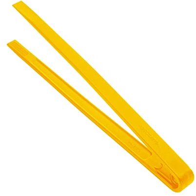 Tescoma 638060 Pinza da cucina 28 cm, resitente al calore, colore giallo, linea Space Tone