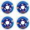 HYPER - Indoor Inliner Rollen Formula G Era für Skates I stabile Felgen I PU-Mischung I Indoorrollen I ideal für Rollhockey I soft Grip I für alle gängigen Inliner-Marken geeignet I 4er-Pack
