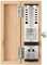 Wittner Metronom Taktell Super-Mini Serie 880.2 - Massivholzgehäuse - Ohne Glocke - Eiche matt - Mechanisch zum Aufziehen - Keine Batterien erforderlich - Made in Germany
