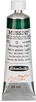 Schmincke - MUSSINI®, finest artists' resin oil colors, Helio green light - 35 ml