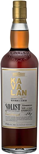 Kavalan Single Malt Whisky Solist Sherry 57% vol in Geschenkpackung Cask Strength Taiwan (1 x 0.7 l)