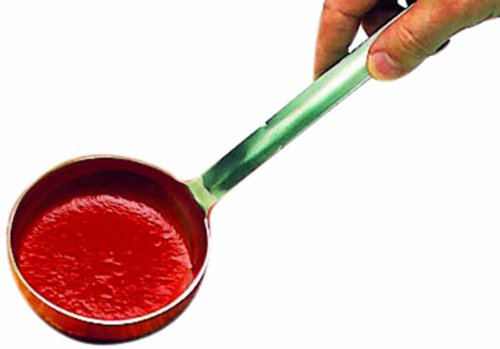 Matfer Bourgeat 1 louche à pizza fond plat pour tartiner la sauce 112046