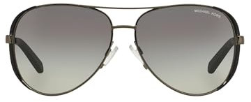 Michael Kors Damen Chelsea MK5004 Sonnenbrille, Grau (schwarz-grau verlauf 101311), Large (Herstellergröße: 59)
