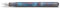 Kaweco LILIPUT Füllhalter Fireblue I Exklusiver Edelstahl Füllfederhalter für Tintenpatronen inklusive Retro Metallbox I Füller 12,5 cm I Federbreite: B (Breit)