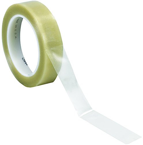 3M T965471C Vinyl Tape, 1 x 36 yd, Clear (Pack of 36) by 3M