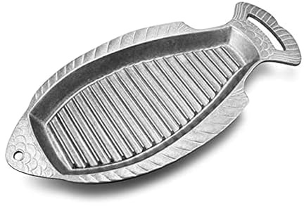 Wilton Armetale Gourmet Grillgeschirr Grillpfanne, Fisch, 47 x 21 cm