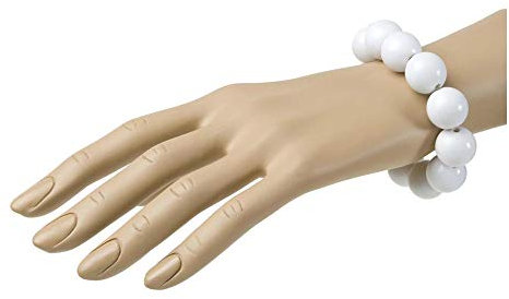 W WIDMANN MILANO Party Fashion - Perlenarmband 50er / 70er Jahre, Armkette, Modeschmuck, Accessoire