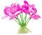 Marina Betta Pink Orchid Aquarium Plastic Plant, 2.75-Inch