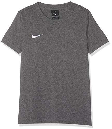 Nike Team Club 19 Tee T-Shirt Mixte Enfant, Gris, S