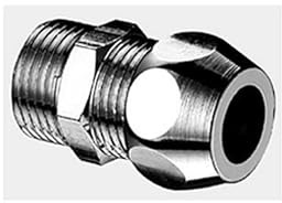 'Schell –, gerade Passform mit Außengewinde, chrom 1/2 x 12 mm