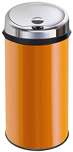 Inmotion 42L Orange Stainless Steel Auto Automatic Sensor Kitchen Waste Dust Bin