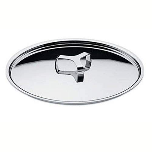Alessi AJM200/28 Pots&Pans Coperchio in Acciaio Inossidabile 18/10 Lucido, Diametro 28 cm