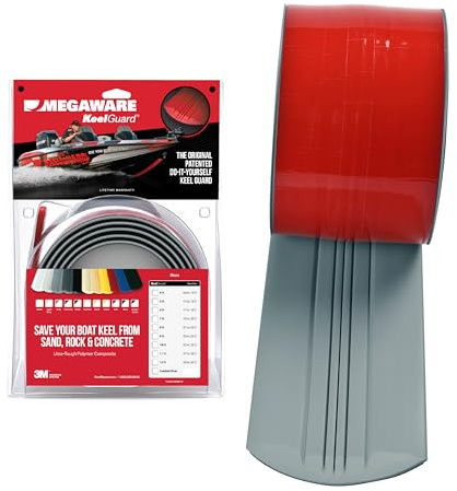 Megaware KeelGuard 102-6GRY Gray Keel Guard for 17-18' Boat
