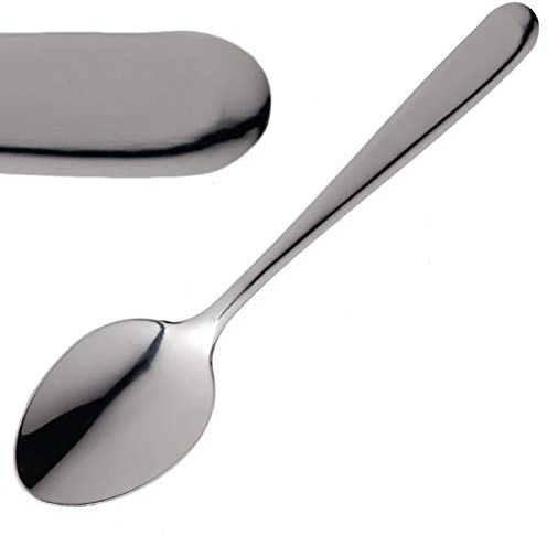 Abert CF326 City Teaspoon (Pack of 12) | Resists bending during heavy daily service in busy commercial cafes, with a polished finish for tea and coffee.
