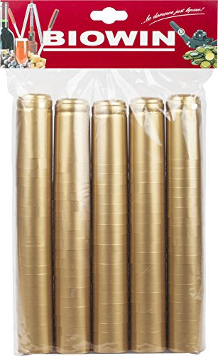 Wein Flasche Shrink Kappen/Kapseln (100 Stück) Gold inklusive Versand.