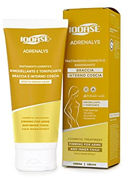 Iodase Straffende Creme für Arme und Oberschenkel 200 ml, klinisch getestet, mit Phosphatidylcholin, Synephrin und Koffein, verbessert Elastizität, Festigkeit und Mikrozirkulation