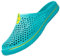 SAGUARO Clogs Atmungsaktiv Mesh Hausschuhe Sommer Gartenschuhe Freizeit Badeschuhe Strand Aqua Slippers Flach Pantoffeln Damen Herren, Blau 41 EU