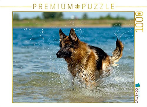Deutscher Schäferhund 1000 Teile Puzzle quer
