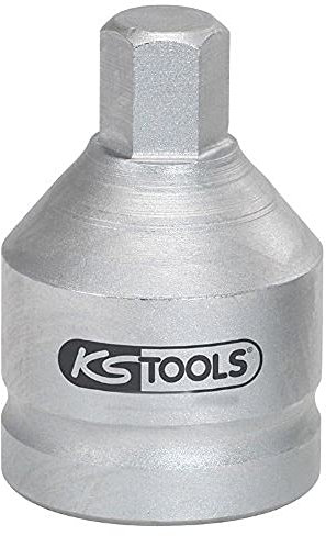 KS Tools 515.0002 - Llave de vaso de impacto hexágono interior, modelo corto (60 mm, entrecaras 17 mm, 3/4)