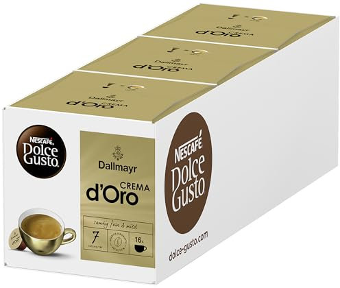 Nescafé Dolce Gusto Dallmayr Crema D 'oro, 3 Pack (48 Cápsulas)