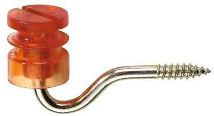 Kerbl Schlitzisolator Polycarbonat 6,0 mm Stütze