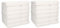 Betz 12 Stück Gästehandtücher Palermo 100% Baumwolle Größe 30x50 cm Gästetuch Set Farbe weiß