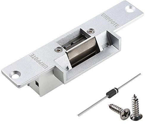 UHPPOTE Electric Strike Door Lock Fail-Secure for Access Control System Deadlatches or Cylindrical Locksets